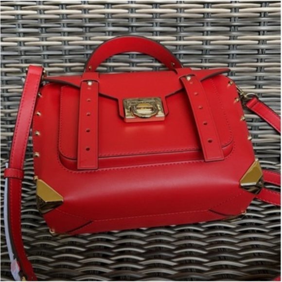 Michael Kors Manhattan Medium School Satchel - Picture 14 of 16